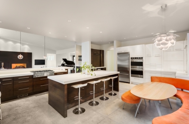 Cozinha Planejada para Pequenos Apartamentos Vila Medeiros - Cozinha Planejada Americana